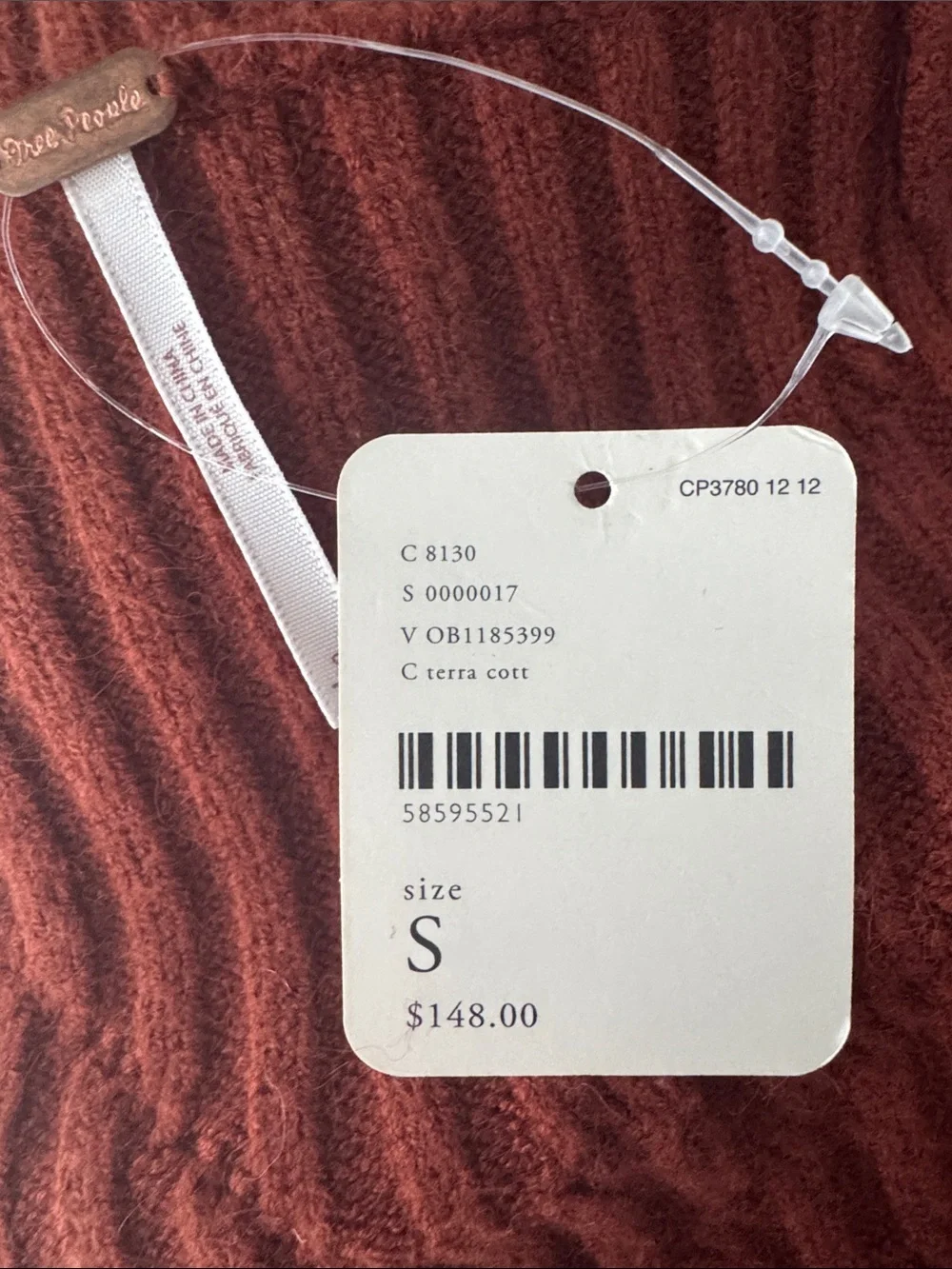 FREE PEOPLE Emmaline Mini Dress in Cinnamon